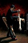 Composition VIII Paintings - TANGO VIII by Fabian Perez